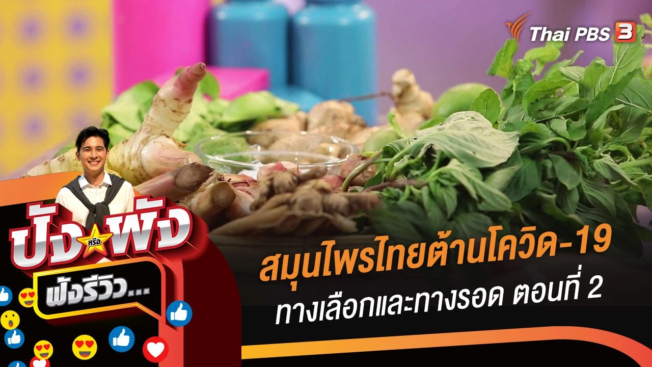 สมุนไพรไทยต้านโควิด-19 ทางเลือกและทางรอด ตอนที่ 2