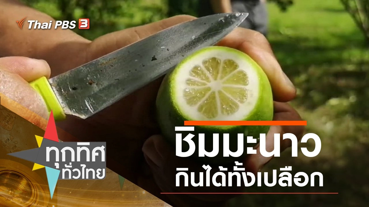 ชิมมะนาวกินได้ทั้งเปลือก