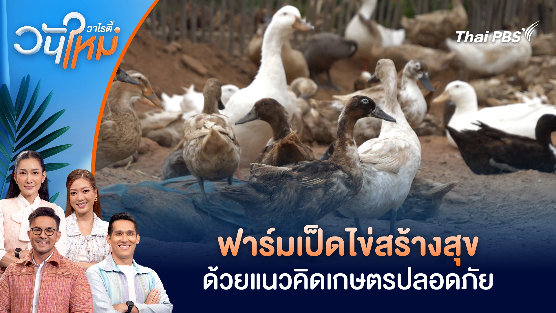 ฟาร์มเป็ดไข่สร้างสุขด้วยแนวคิดเกษตรปลอดภัย | วันใหม่วาไรตี้ | 24 พ.ย. 68