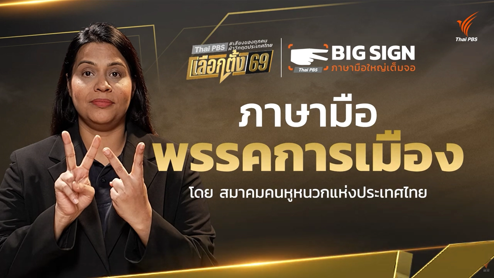 Big Sign ภาษามือพรรคการเมือง