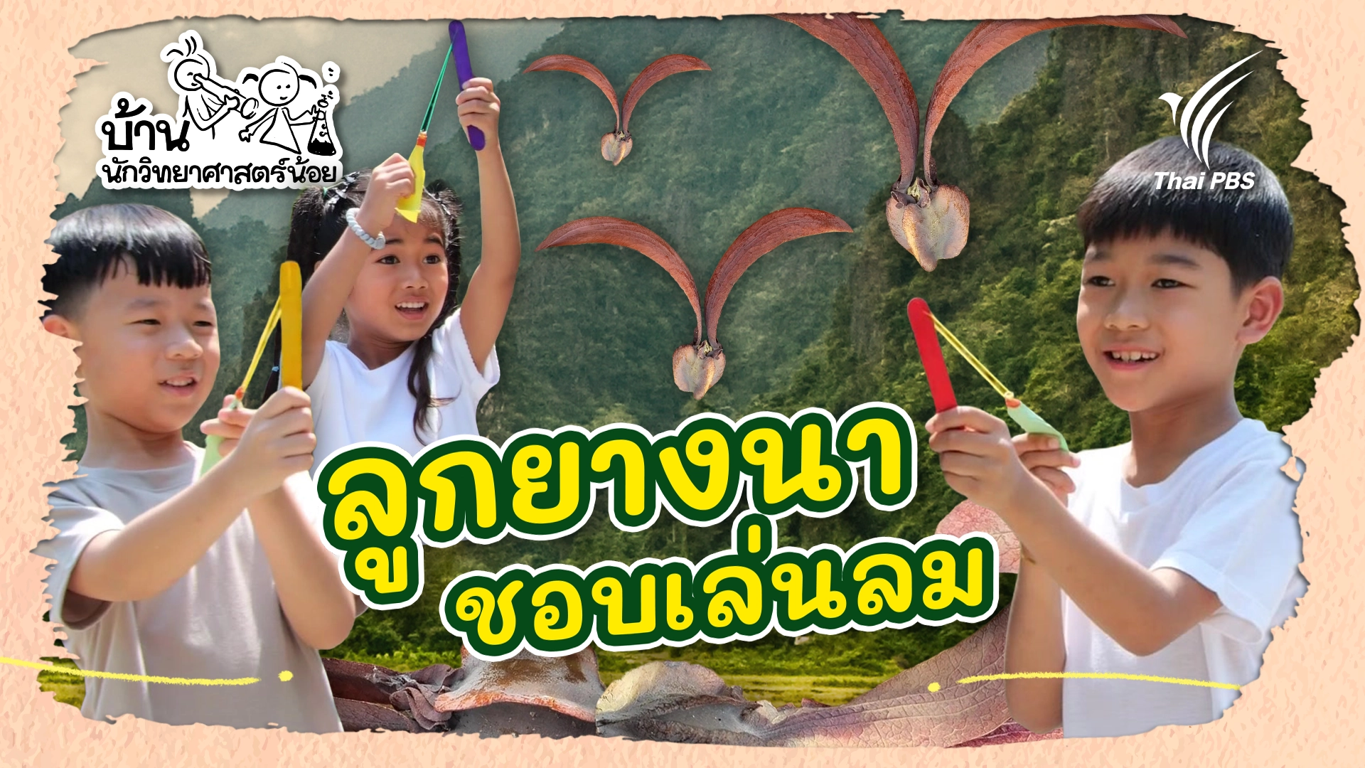 ลูกยางนาชอบเล่นลม