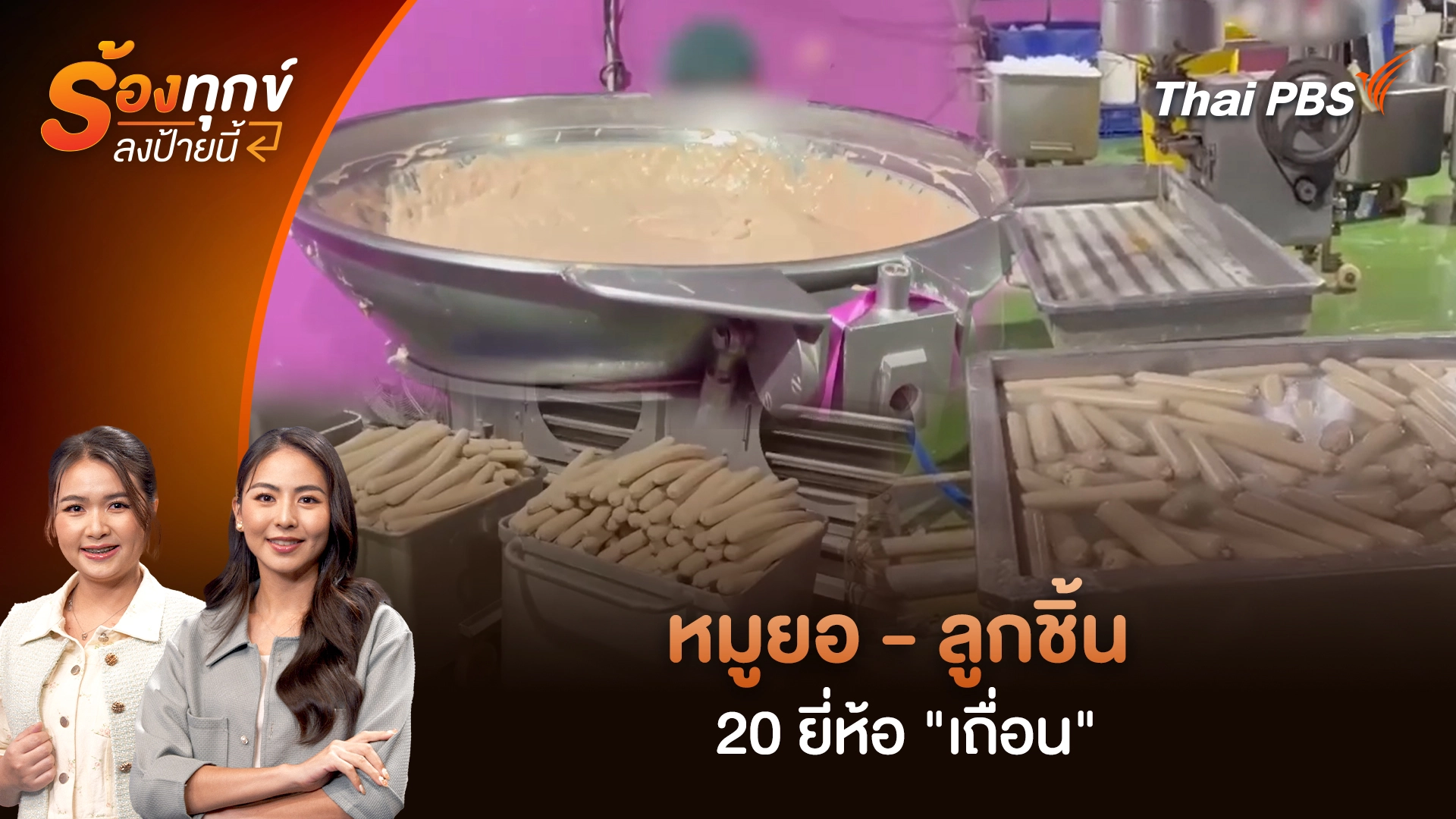 หมูยอ - ลูกชิ้น 20 ยี่ห้อ "เถื่อน"