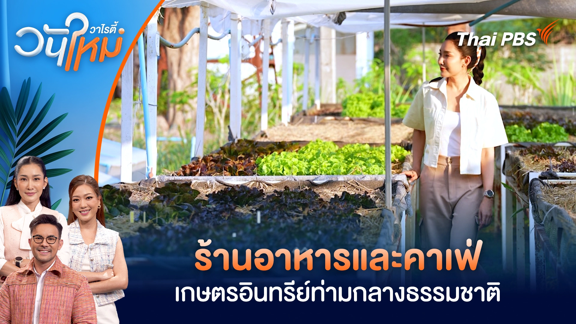 ร้านอาหารและคาเฟ่เกษตรอินทรีย์ท่ามกลางธรรมชาติ