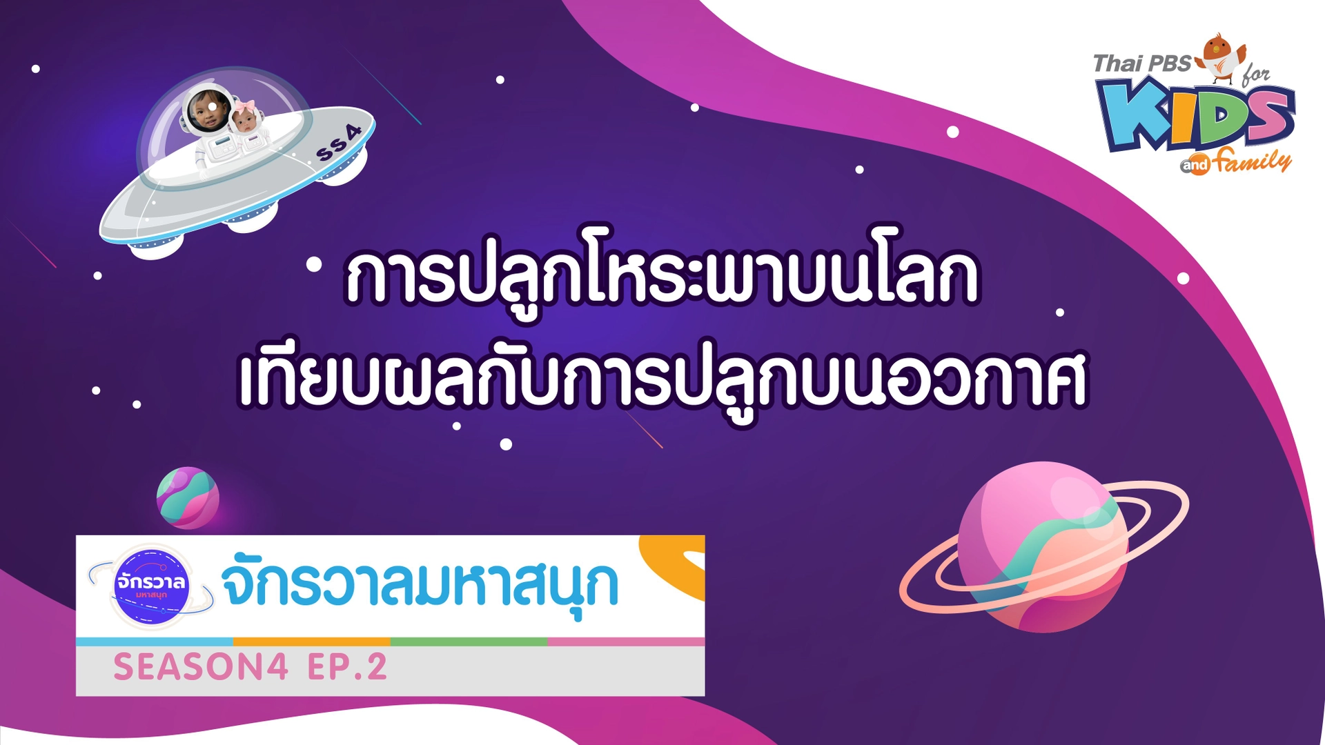 การปลูกโหระพาบนโลกเทียบผลกับการปลูกบนอวกาศ