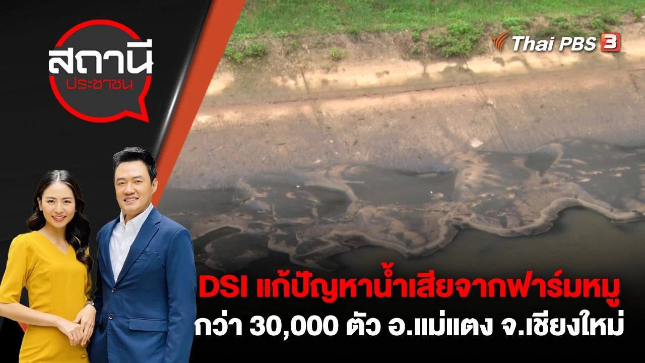 DSI แก้ปัญหาน้ำเสียจากฟาร์มหมูกว่า 30,000 ตัว อ.แม่แตง จ.เชียงใหม่