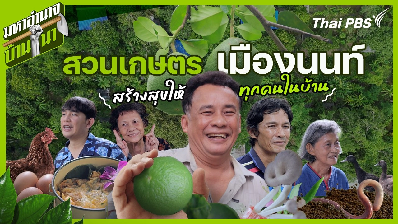 สวนเกษตรเมืองนนท์ สร้างสุขให้ทุกคนในบ้าน