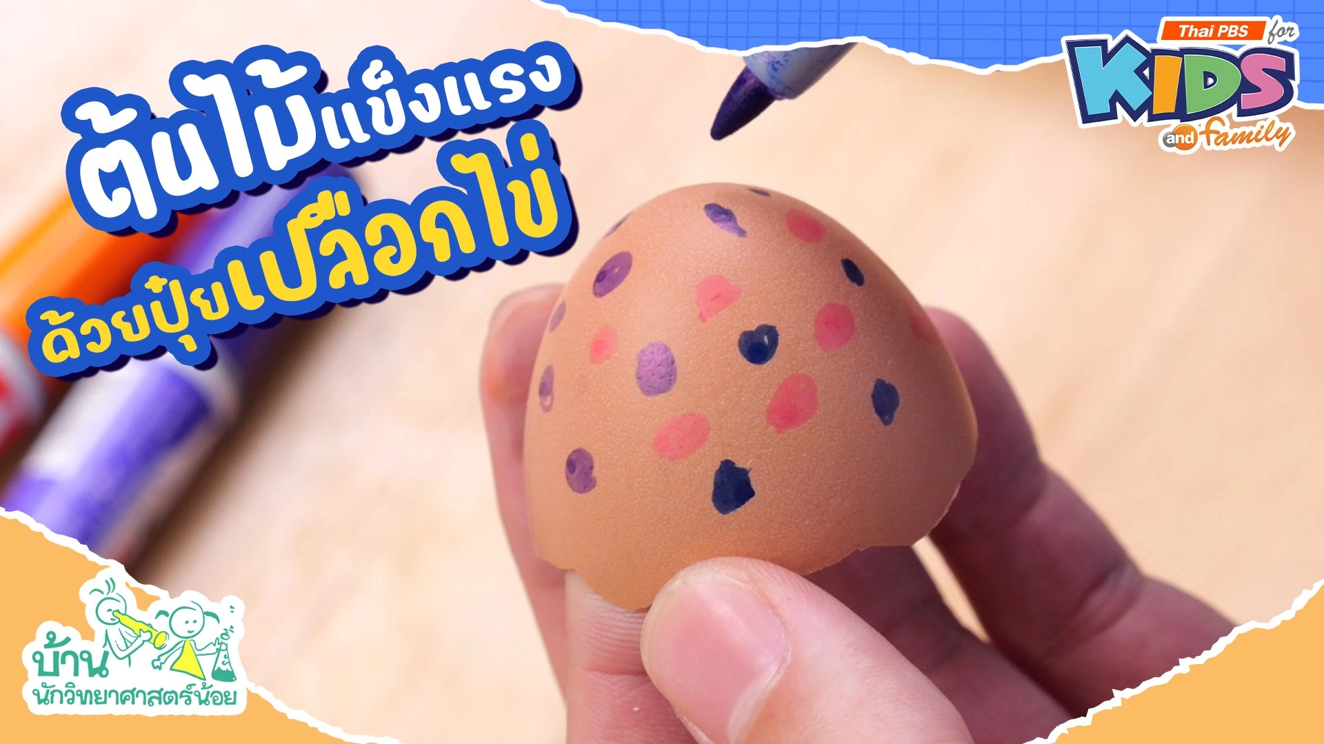 ต้นไม้แข็งแรงด้วยปุ๋ยเปลือกไข่