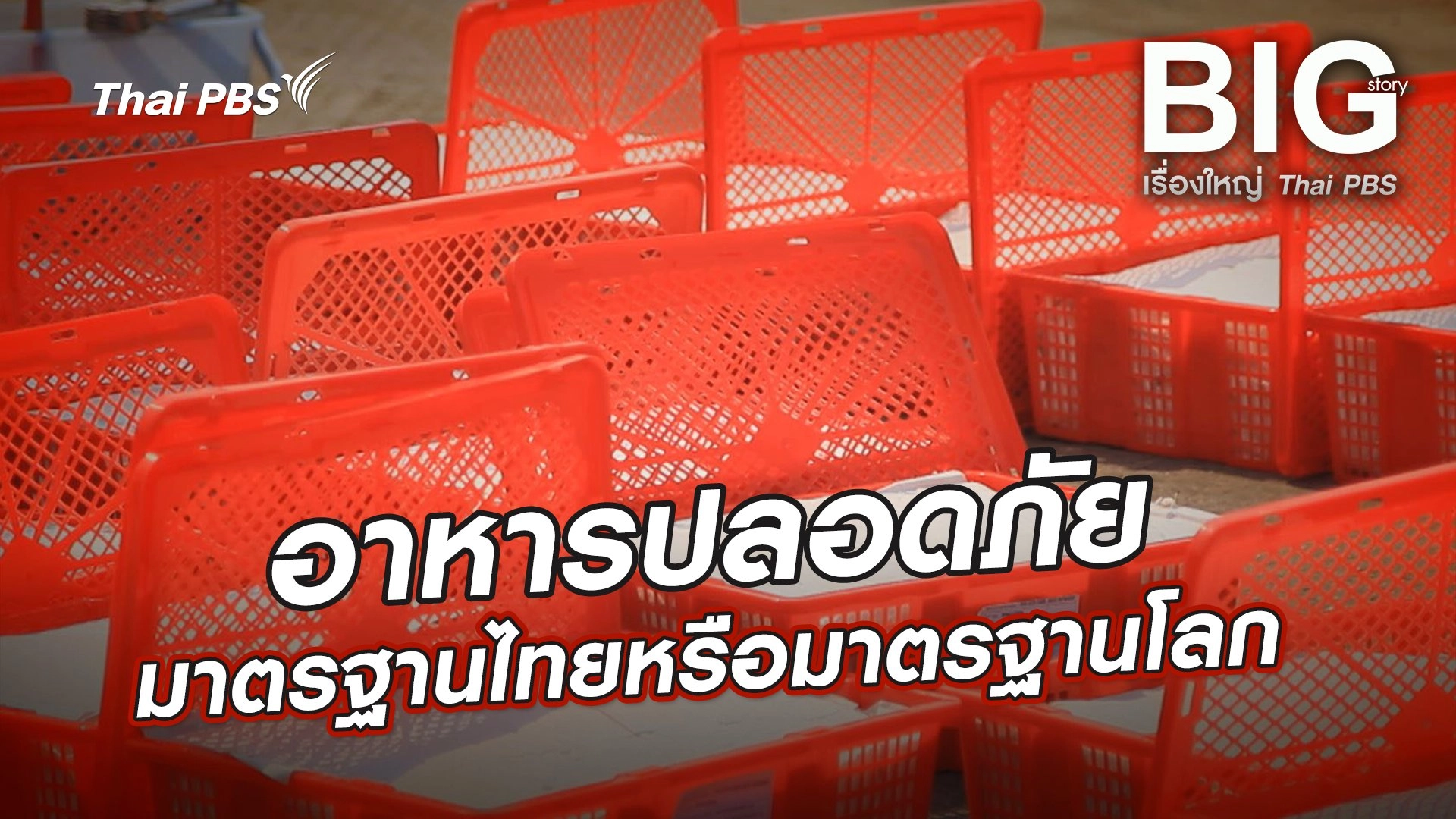 อาหารปลอดภัยมาตรฐานไทยหรือมาตรฐานโลก