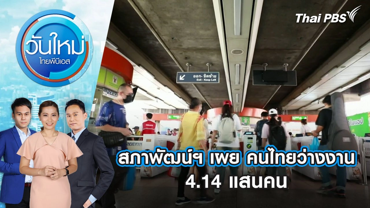 สภาพัฒน์ฯ เผย คนไทยว่างงาน 4.14 แสนคน เด็กจบใหม่หางานยากขึ้น | 26 พ.ย. 67