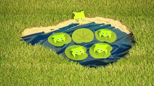 นิทานกบห้าเหลี่ยมไม่กลัวใคร