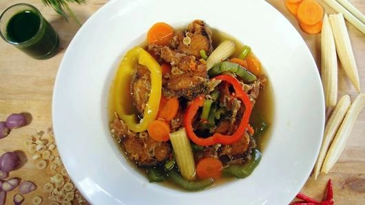 ต้นอ่อนข้าวสาลี กับปลายี่สก