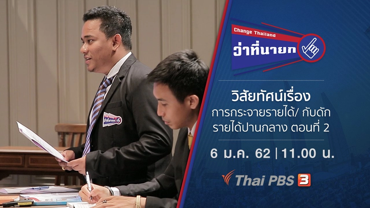 วิสัยทัศน์เรื่องการกระจายรายได้/ กับดักรายได้ปานกลาง ตอนที่ 2