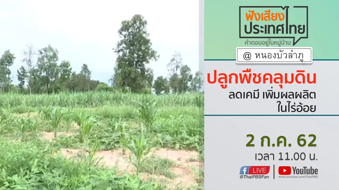 Online first Ep.68 ปลูกพืชคลุมดิน ลดเคมี เพิ่มผลผลิตในไร่อ้อย