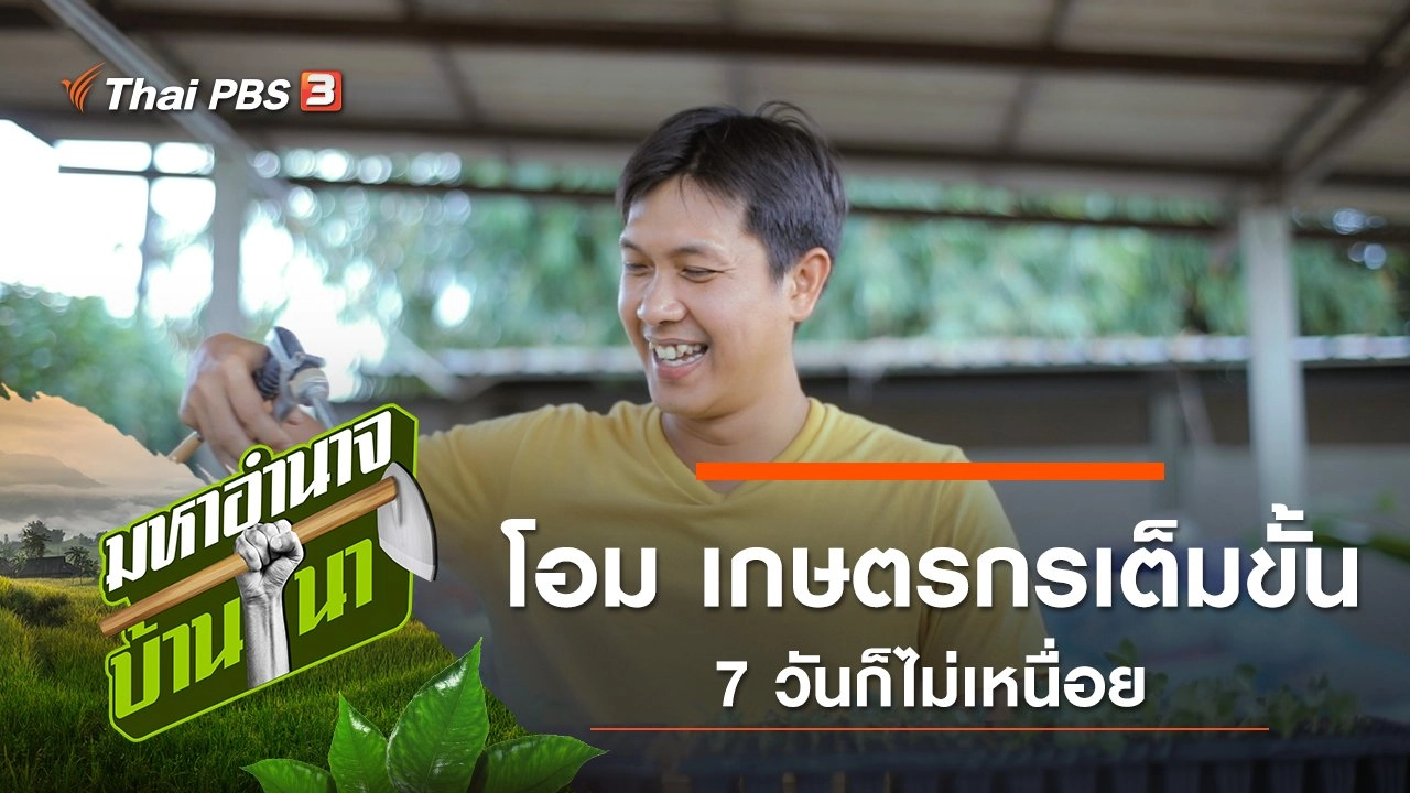 โอม เกษตรกรเต็มขั้น 7 วันก็ไม่เหนื่อย