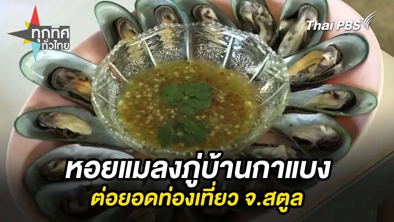 หอยแมลงภู่บ้านกาแบงต่อยอดท่องเที่ยว จ.สตูล