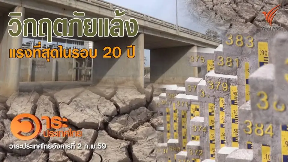 วิกฤตภัยแล้งแรงที่สุดในรอบ 20 ปี