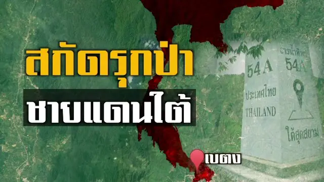 สกัดรุกป่า ชายแดนใต้