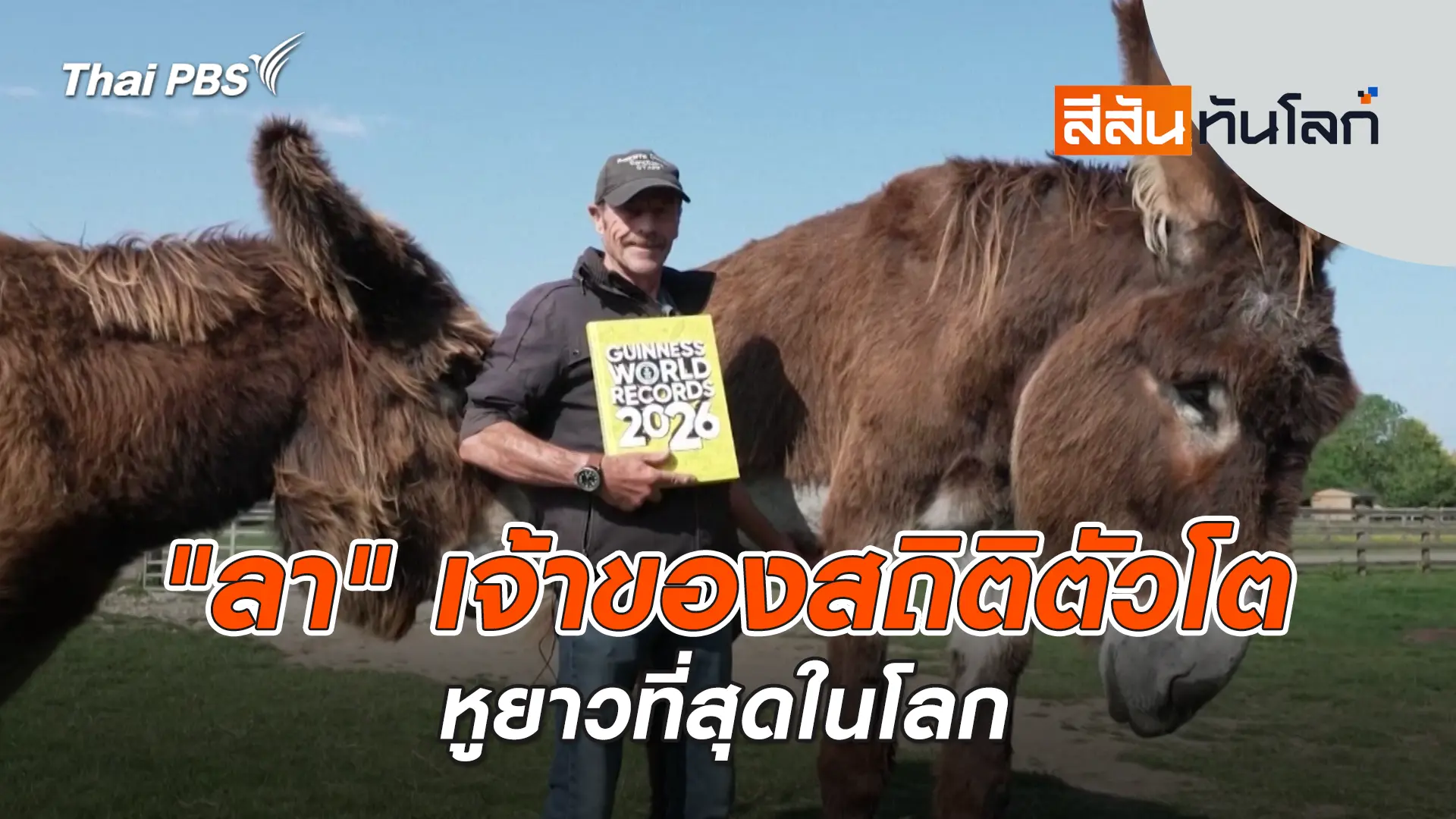 "ลา" เจ้าของสถิติตัวโต - หูยาวที่สุดในโลก | 27 ก.ย. 68