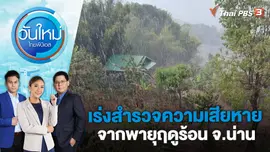 เร่งสำรวจความเสียหายจากพายุฤดูร้อน จ.น่าน | วันใหม่ ไทยพีบีเอส | 14 มี.ค. 66
