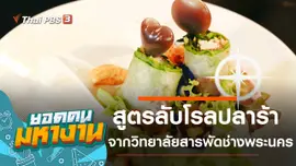 สูตรลับโรลปลาร้าจากวิทยาลัยสารพัดช่างพระนคร