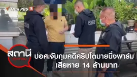 ปอศ.จับกุมคดีคริปโตมายนิ่งฟาร์ม เสียหาย 14 ล้านบาท