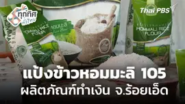 ผลิตภัณฑ์แป้งข้าวหอมมะลิ 105 จ.ร้อยเอ็ด