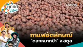 กาแฟอัตลักษณ์ "ดอกหมากป่า" จ.สตูล