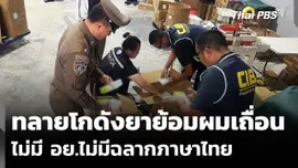 CIB ทลายโกดัง "ยาย้อมผมเถื่อน" ลักลอบจำหน่ายในไทย