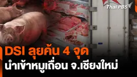 DSI ลุยค้น 4 จุด ลักลอบนำเข้าหมูเถื่อน