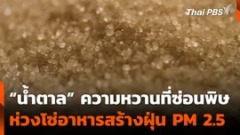 “น้ำตาล” ความหวานที่ซ่อนพิษ ห่วงโซ่อาหารสร้างฝุ่น PM 2.5