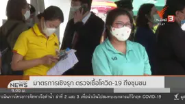 แตกประเด็นข่าว : มาตรการเชิงรุก ตรวจเชื้อโควิด-19 ถึงชุมชน
