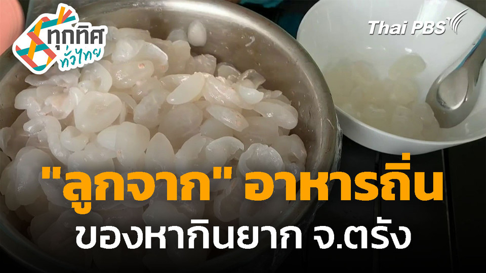 เมนูแปรรูปจาก "ลูกจาก" อาหารถิ่นหากินยาก จ.ตรัง