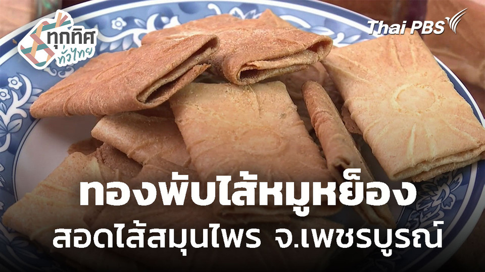 ทองพับสมุนไพรไส้หมูหย็อง จ.เพชรบูรณ์