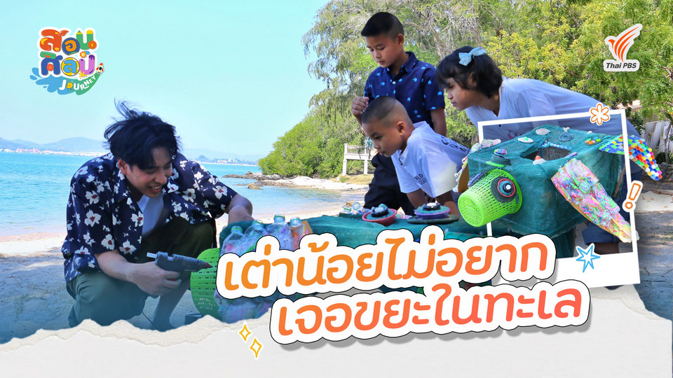 เต่าน้อยไม่อยากเจอขยะในทะเล