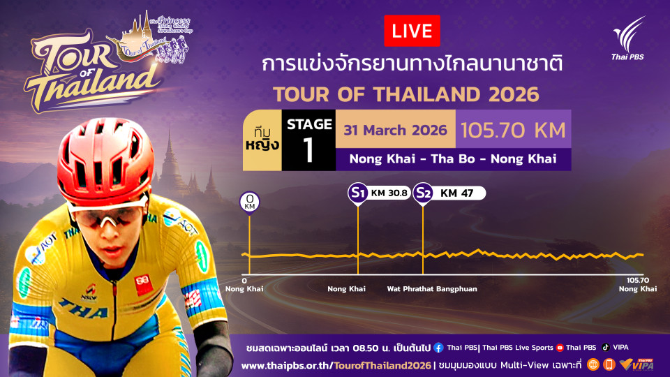 ทีมหญิง สเตจที่ 1 หนองคาย - ท่าบ่อ - หนองคาย