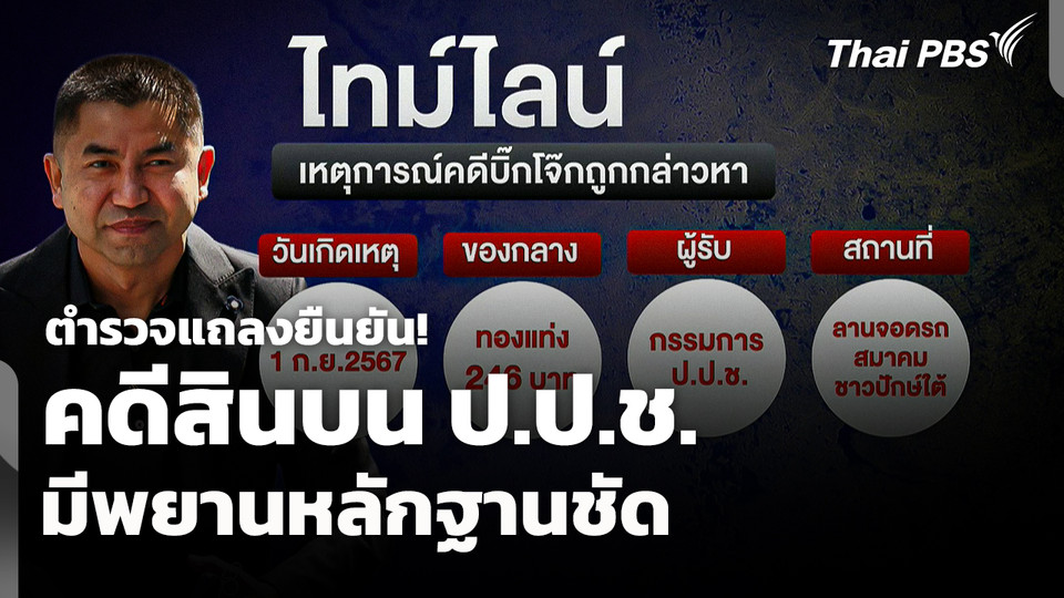 ตำรวจแถลงยืนยัน! คดีสินบน ป.ป.ช. มีพยานหลักฐานชัด