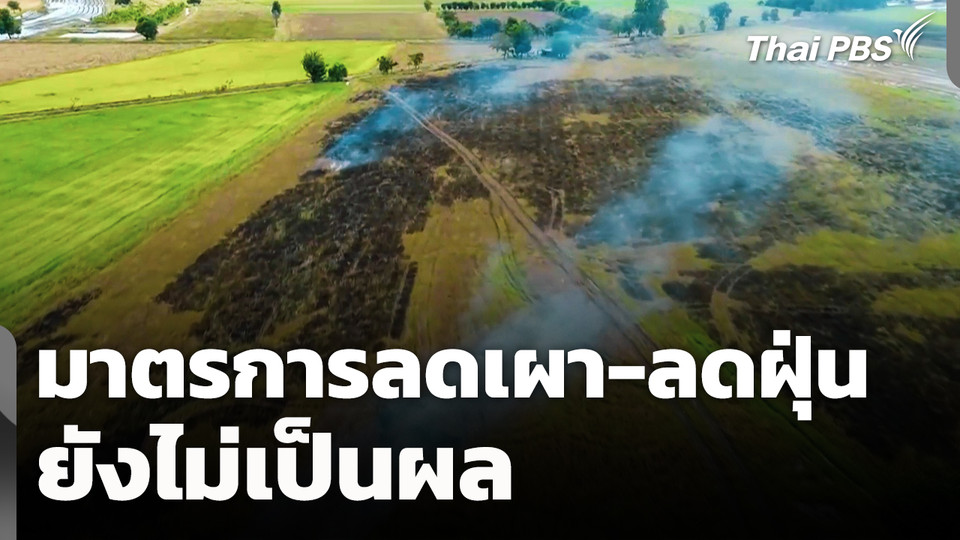 มาตรการลดเผา-ลดฝุ่น ยังไม่เป็นผล