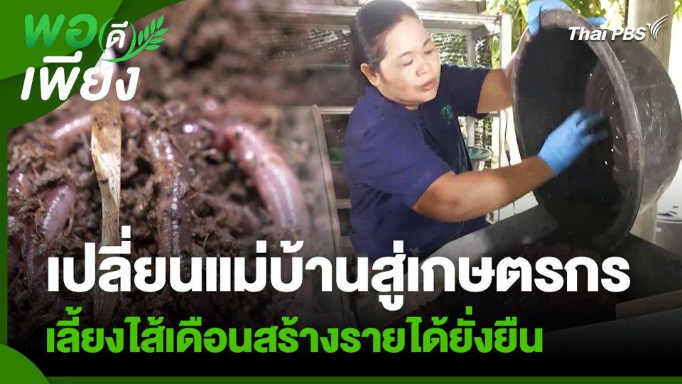 เปลี่ยนแม่บ้านสู่เกษตรกร เลี้ยงไส้เดือนสร้างรายได้ยั่งยืน