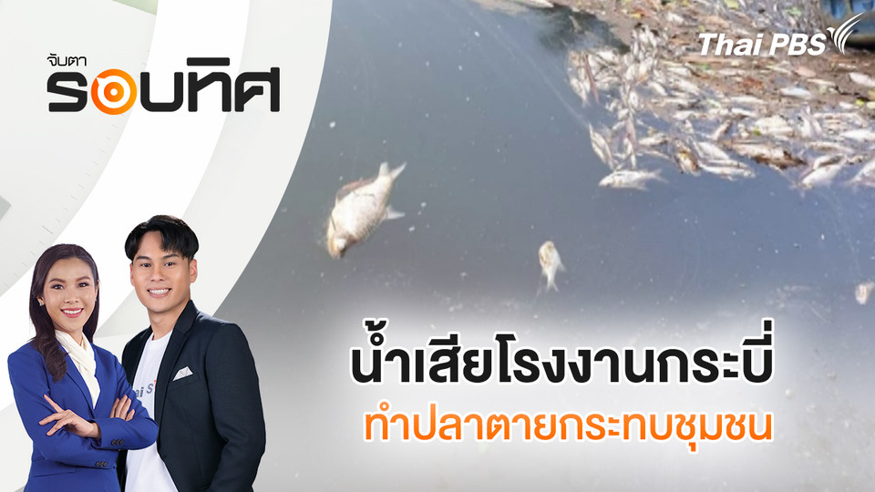 น้ำเสียโรงงานกระบี่ทำปลาตายกระทบชุมชน | จับตารอบทิศ | 19 ก.พ. 69