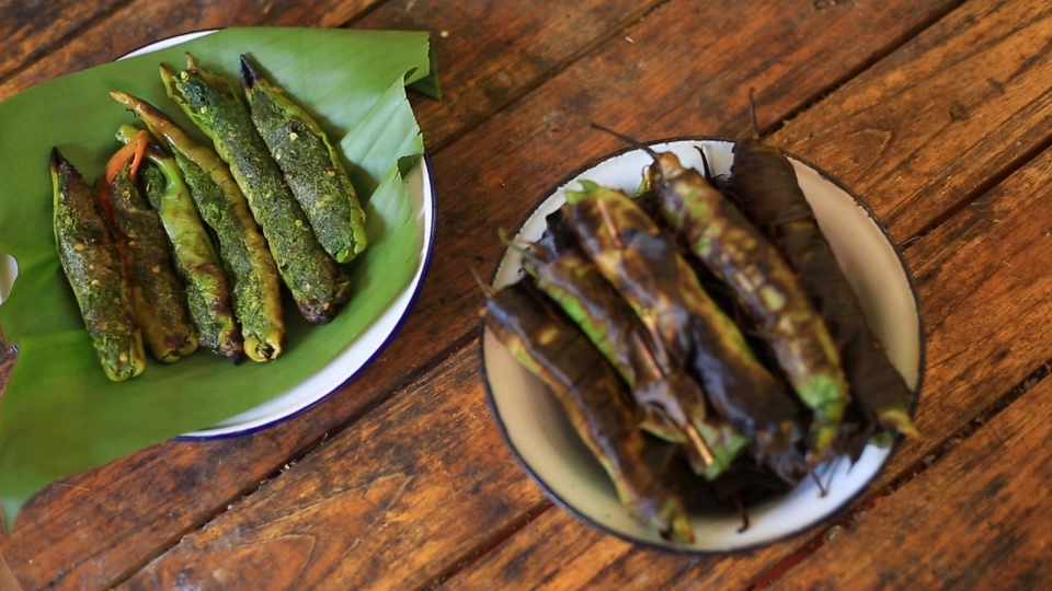 อาหารพื้นถิ่นของชาวบ้านแม่ลัว
