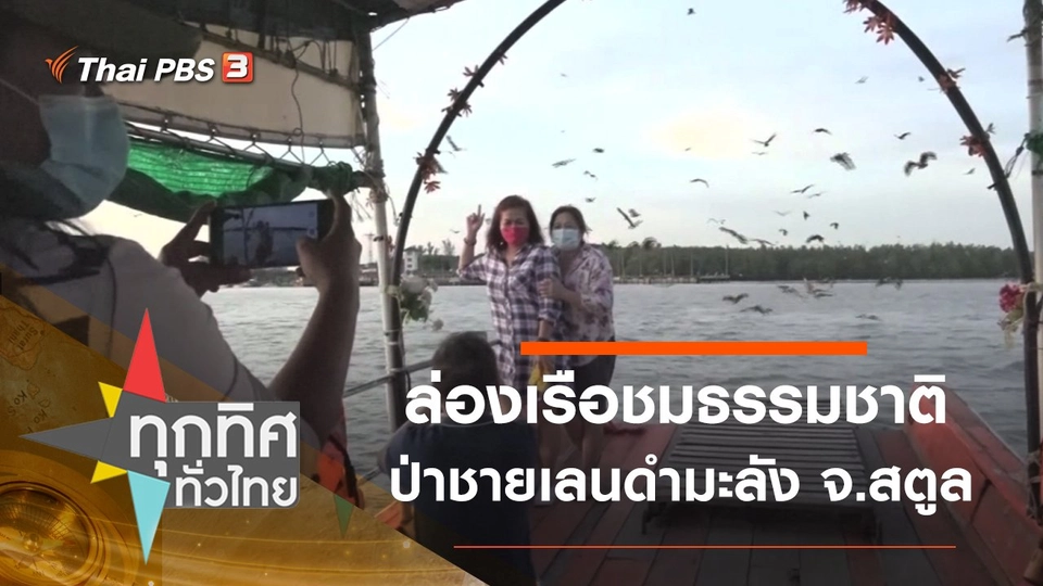ล่องเรือชมธรรมชาติป่าชายเลนดำมะลัง จ.สตูล