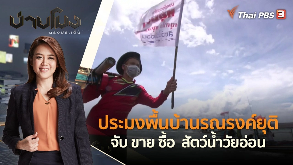 ประมงพื้นบ้านรณรงค์ยุติ จับ ขาย ซื้อ  สัตว์น้ำวัยอ่อน | บ่ายโมง ตรงประเด็น | 30 พ.ค. 65