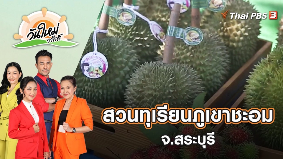 เปิดแหล่งท่องเที่ยวสวนทุเรียนภูเขาชะอม จ.สระบุรี | วันใหม่วาไรตี้ | 10 มิ.ย. 65