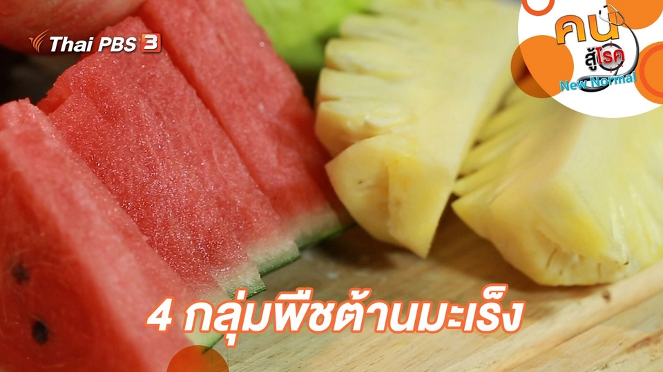 4 กลุ่มพืชต้านมะเร็ง