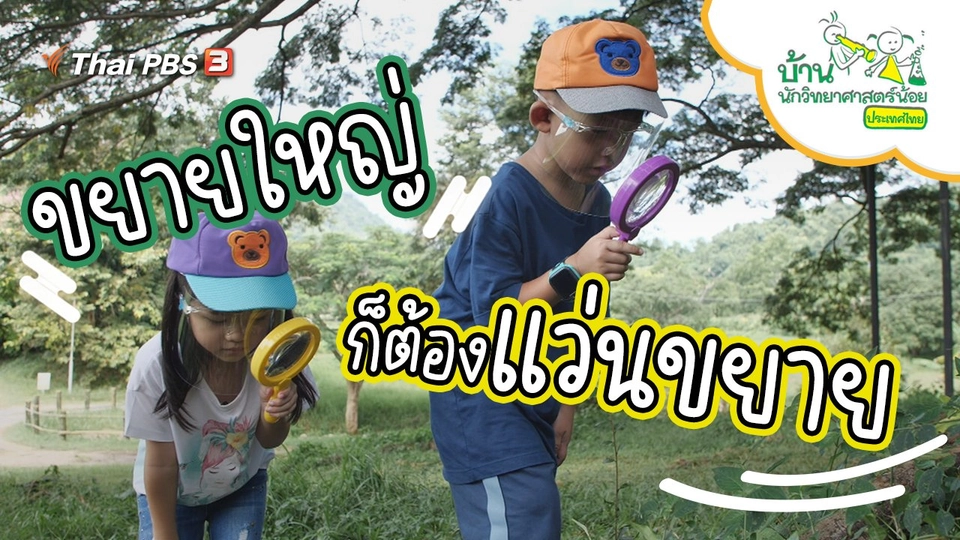 ขยายใหญ่ก็ต้องแว่นขยาย