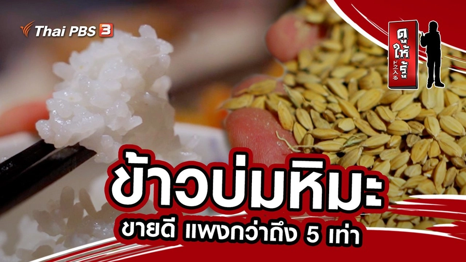 ข้าวบ่มหิมะ ขายดี แพงกว่าถึง 5 เท่า