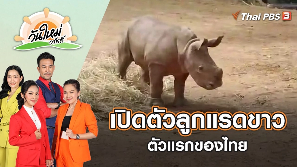 เปิดตัวลูกแรดขาว ตัวแรกของไทย | วันใหม่วาไรตี้ | 15 พ.ย. 65