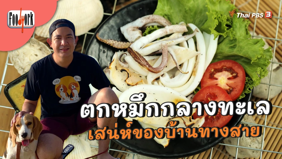 ตกหมึกกลางทะเล เสน่ห์ของบ้านทางสาย