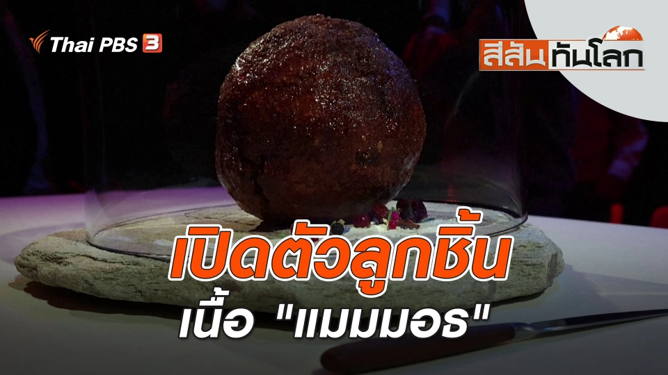 เปิดตัวลูกชิ้นเนื้อ "แมมมอธ" | สีสันทันโลก | 1 เม.ย. 66