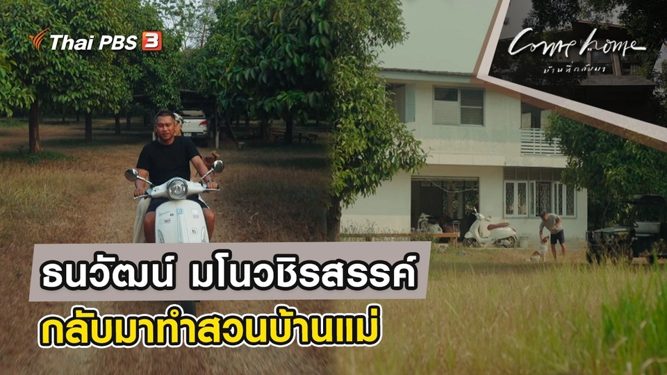 ธนวัฒน์ มโนวชิรสรรค์ : กลับมาทำสวนบ้านแม่
